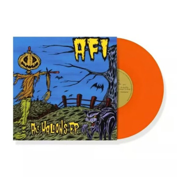 AFI All Hallow's EP 10" Vinyl ~ Ltd Ed Colored Vinyl (Orange) ~ New/Sealed! - Picture 2 of 3